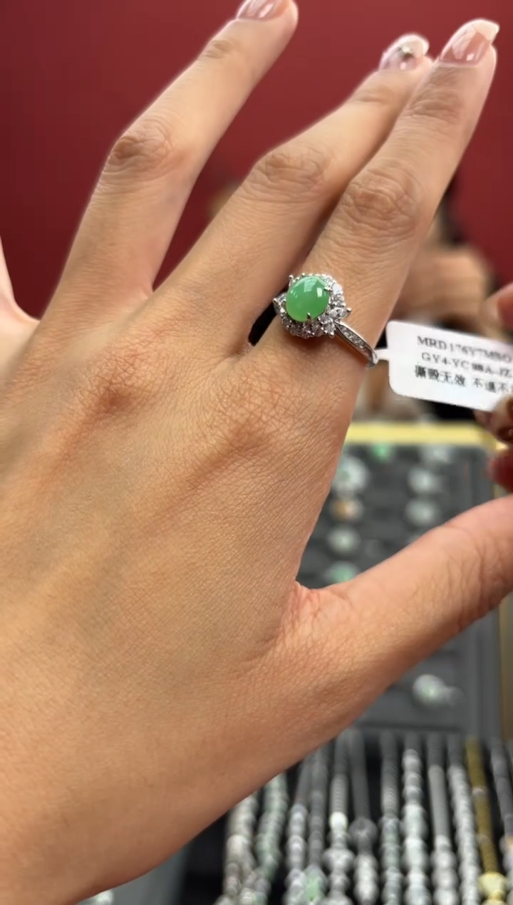 【闪购商品】翡翠戒指银S925镶嵌533022/戒指