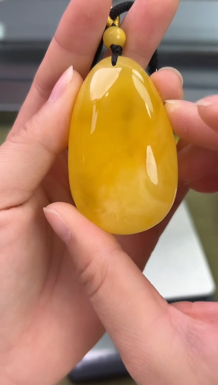 裸石琥珀未镶嵌琥珀蜜蜡吊坠