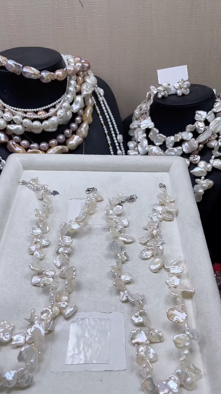 未镶嵌项链淡水珍珠【纯恬饰品】（多样性发货发一）