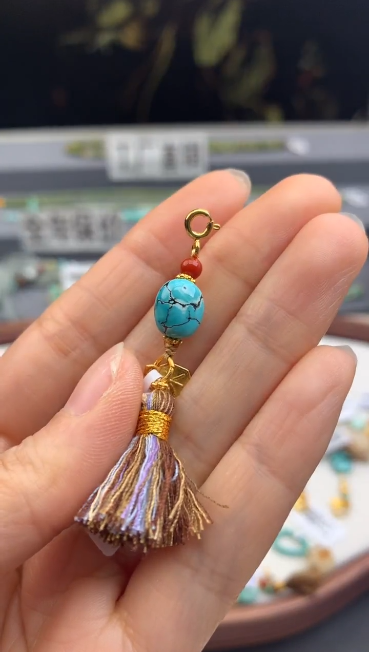 未镶嵌挂件南红玛瑙茜.A247