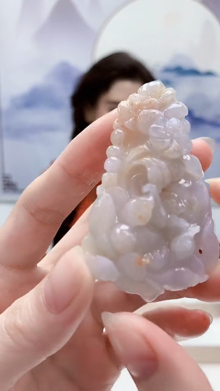 未镶嵌定制翡翠4829ry-毛货挂件138