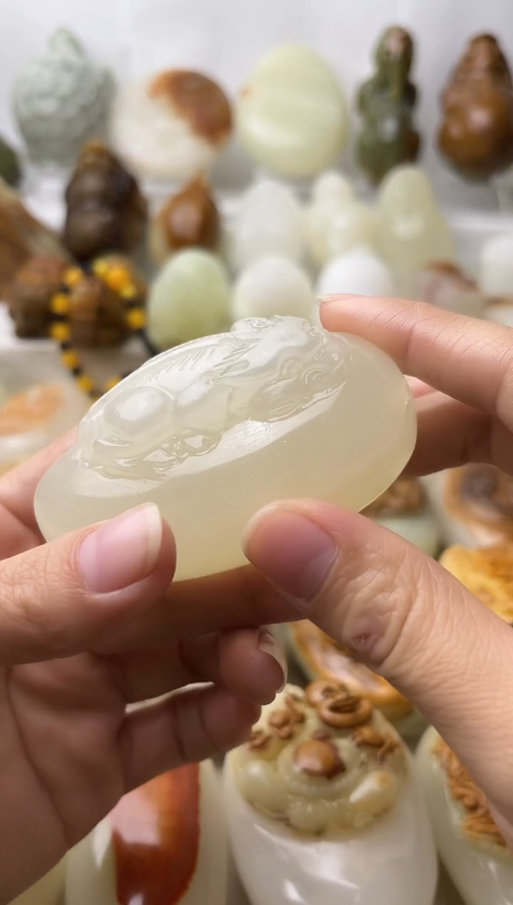 石材古青石棉纹正常不退换貔貅