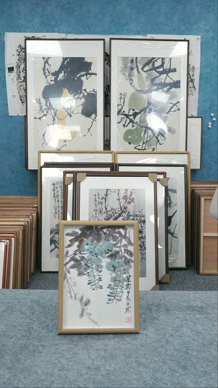 【闪购商品】国画10寸本土老师木质摆台