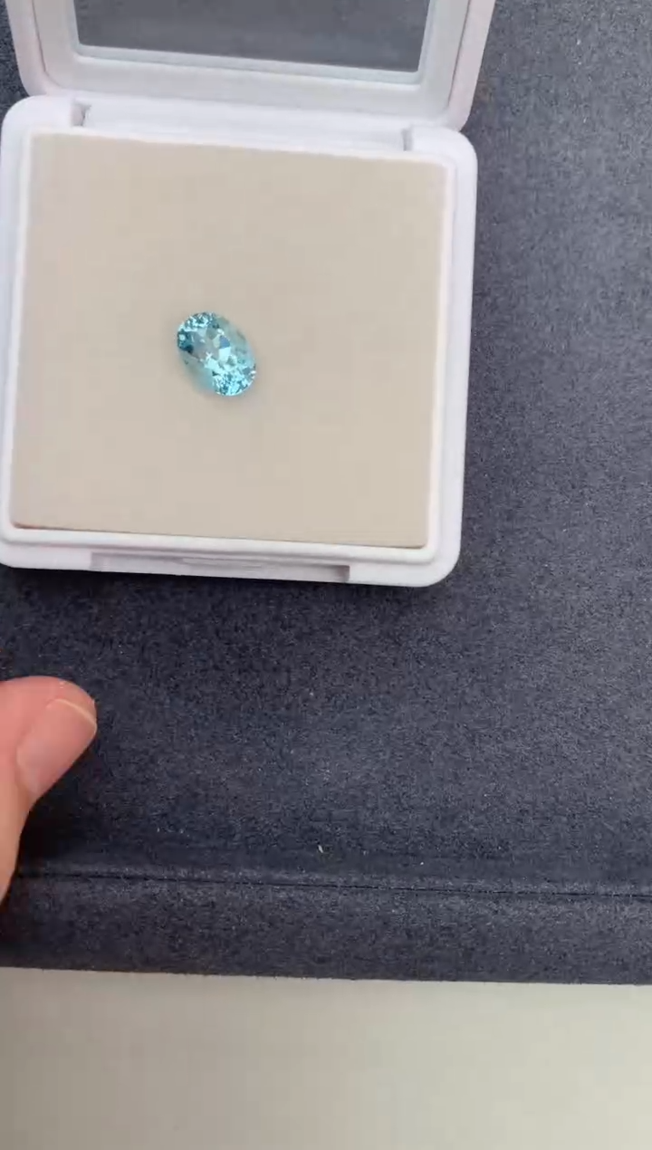 【闪购商品】海蓝宝石裸石未镶嵌2.3ct海蓝宝