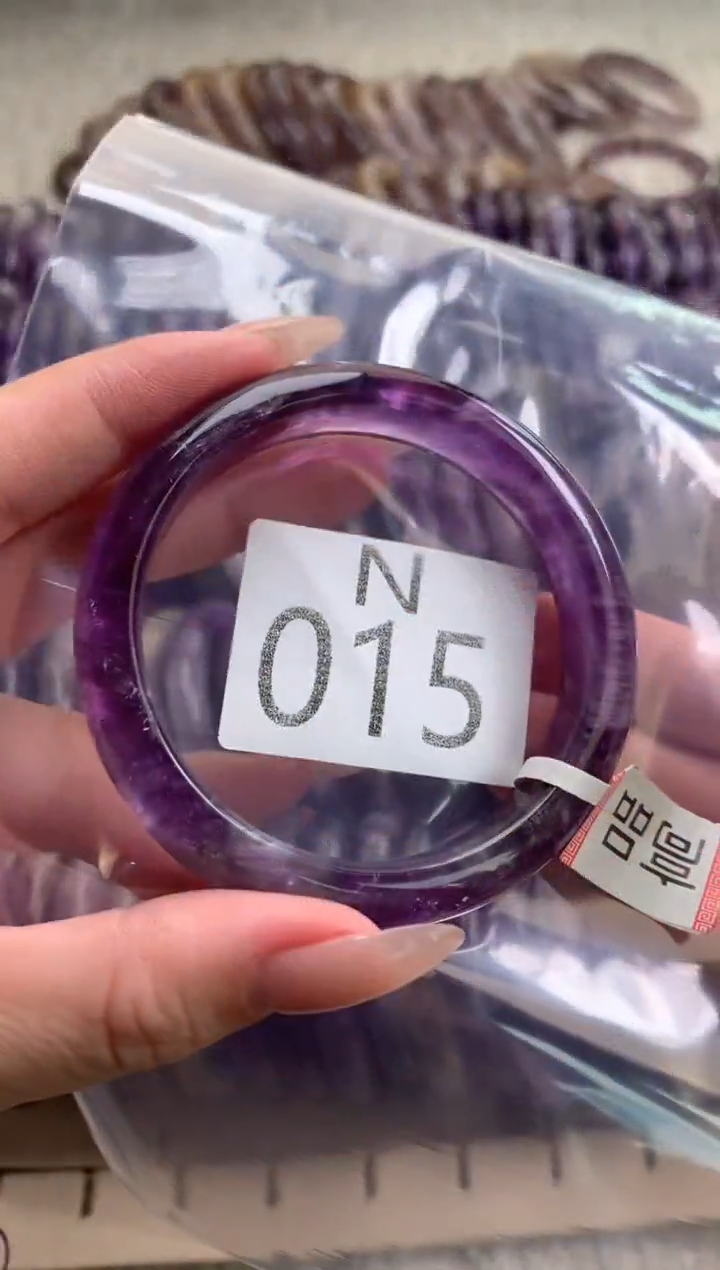 水晶珠宝半成品未镶嵌水晶手镯015-55