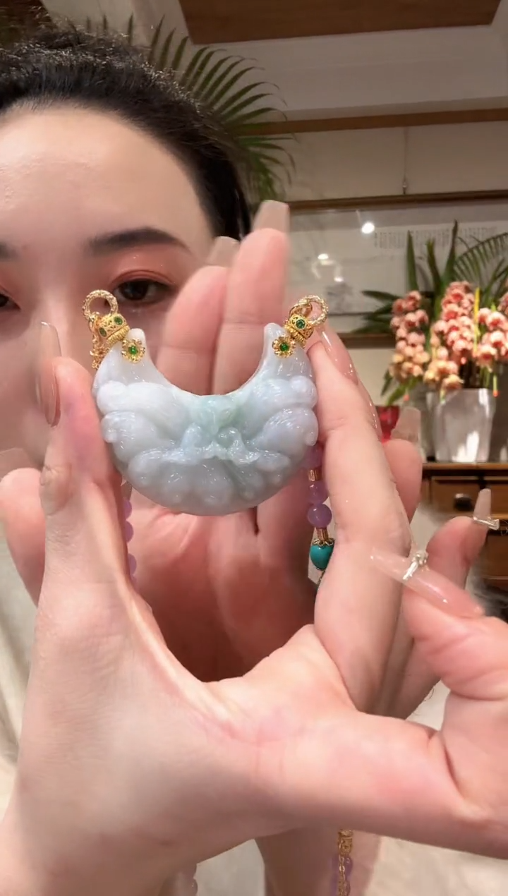 【闪购商品】翡翠颈饰未镶嵌国风