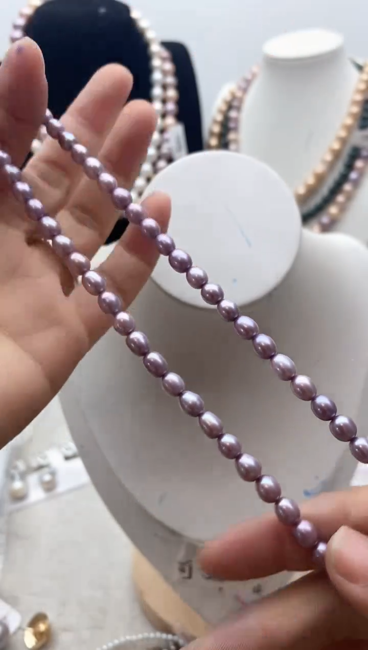 【闪购商品】淡水珍珠颈饰钛钢163