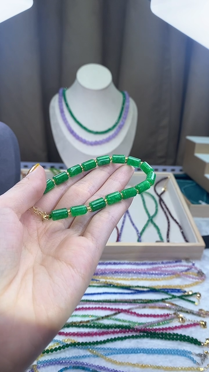 【闪购商品】翡翠项链14K金镶嵌诗宁甄选珠宝SYZBA59