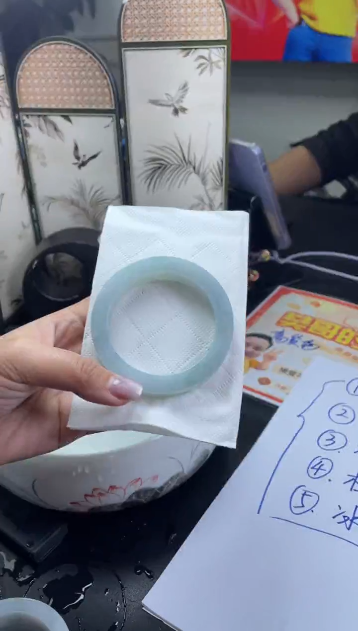 【闪购商品】定制翡翠手镯未镶嵌SZZML02DZS（5）