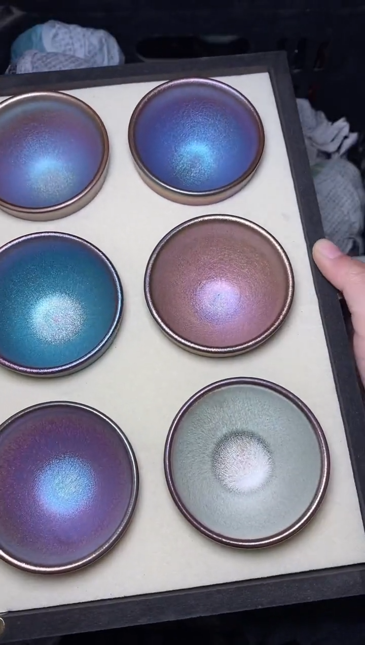 【闪购商品】茶盏八方来财 盏三疯建盏茶器