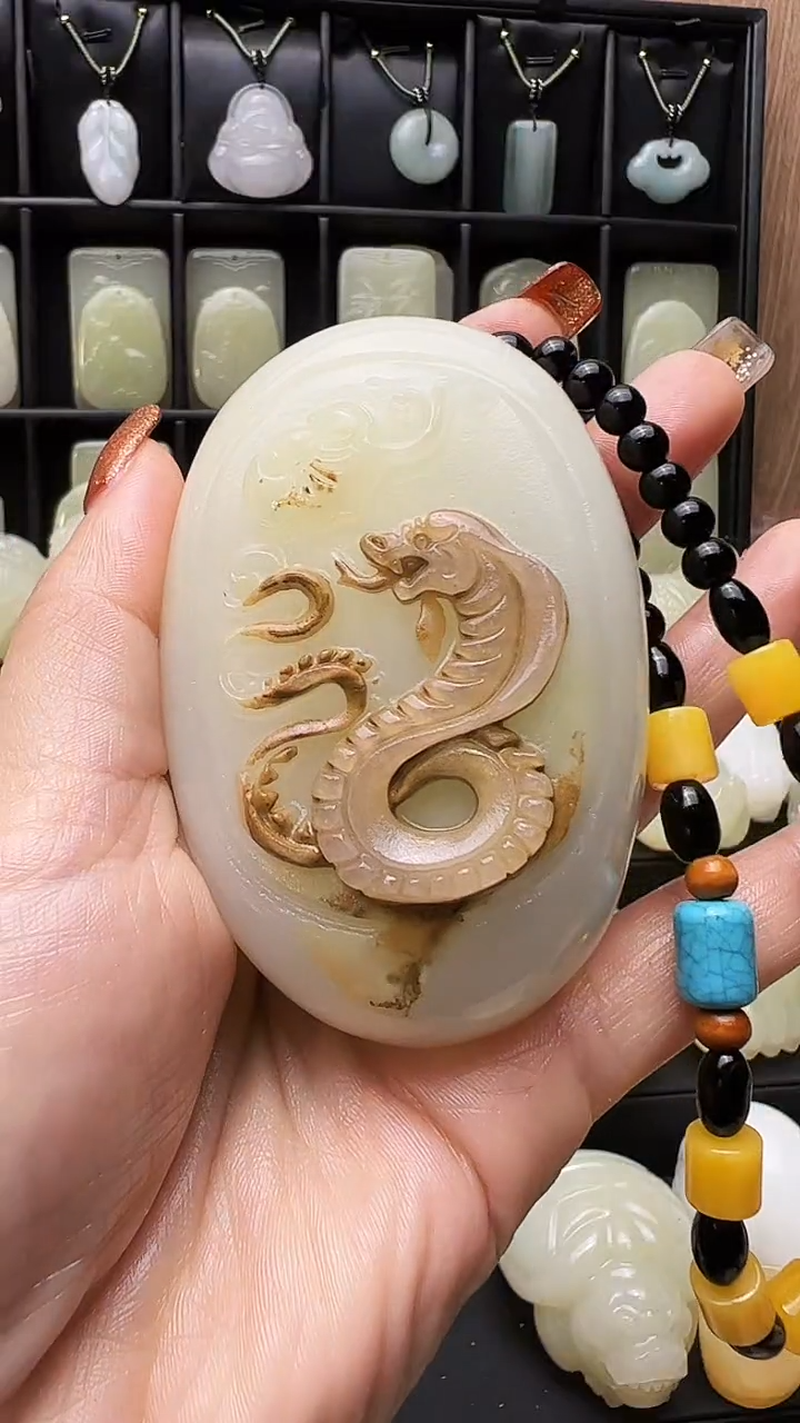 石材奇石，手把件