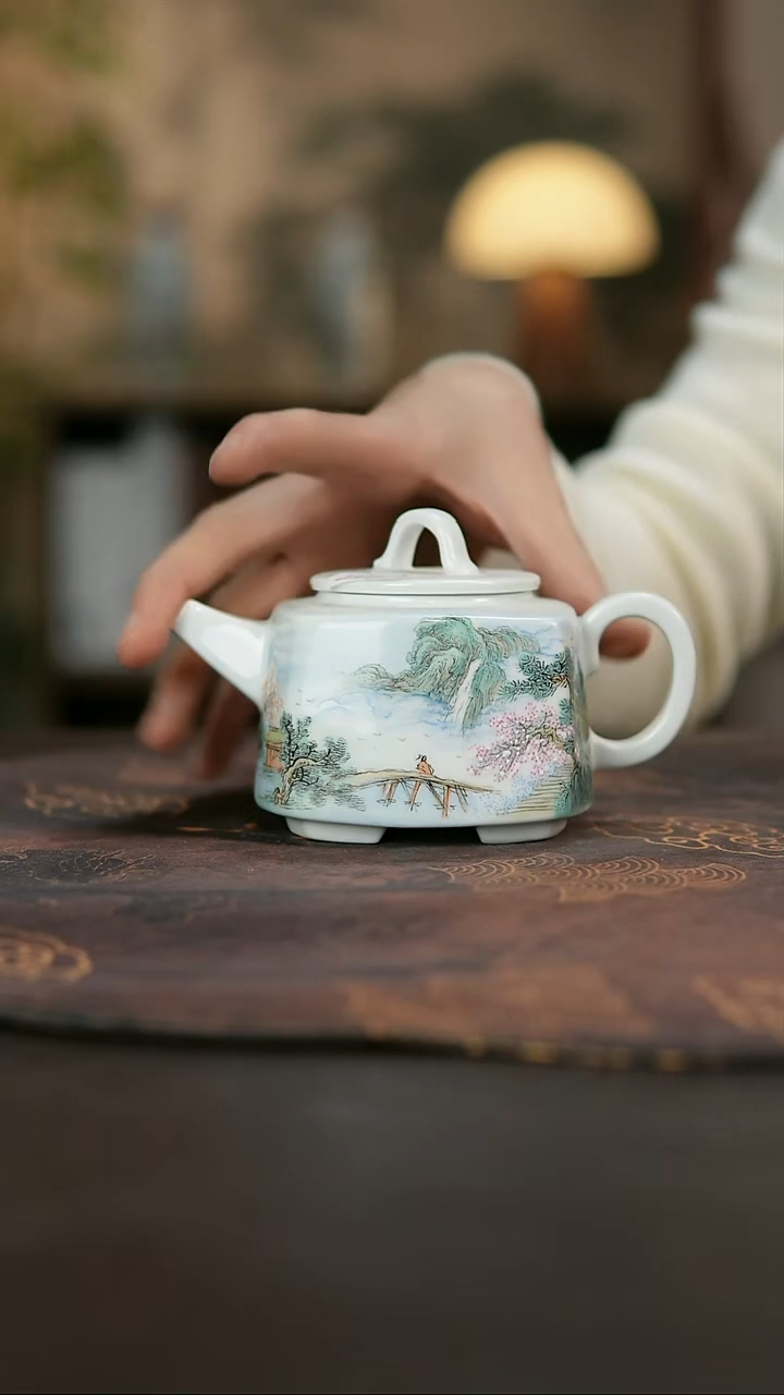 景德镇陶瓷杯碗柴烧多人