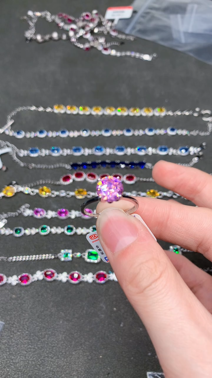 【闪购商品】碧玺戒指银S925镶嵌......