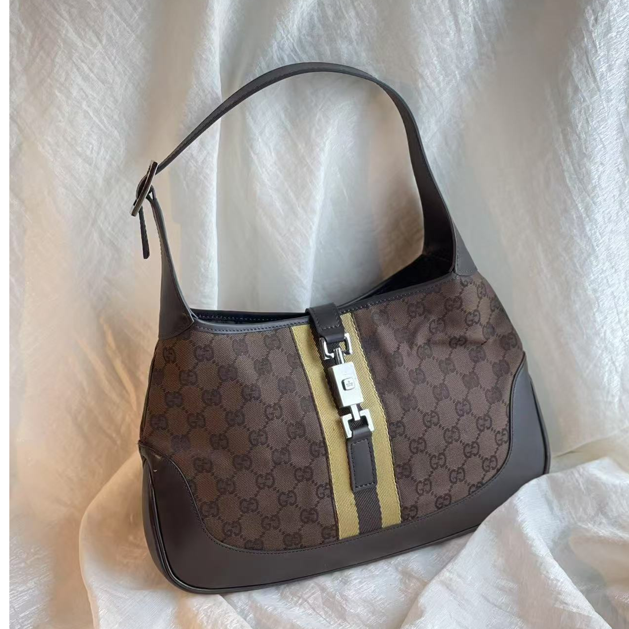 95新 GUCCI/古驰 【白菜】Jackie单肩包/BGH003800040