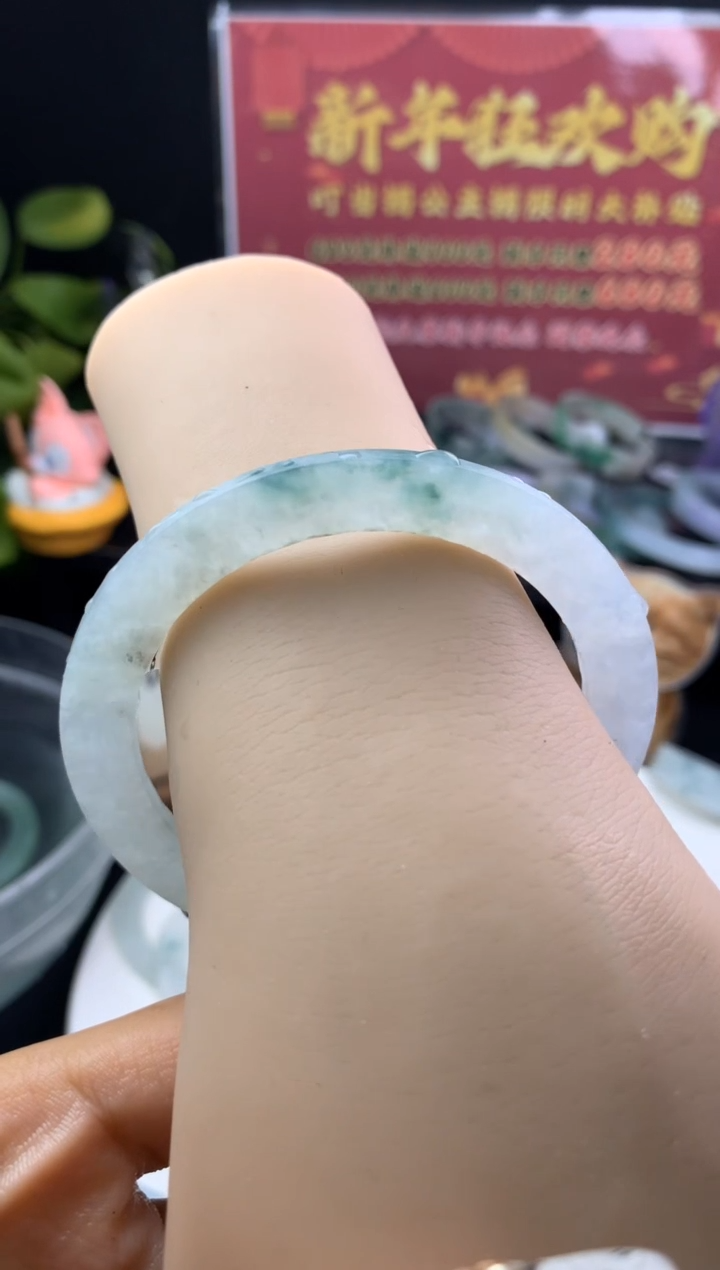 【闪购商品】定制翡翠翡翠手镯定制未镶嵌翡翠手镯定制