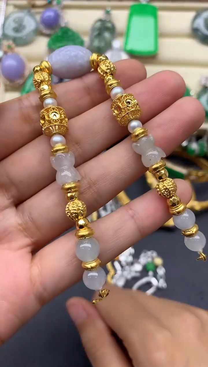 未镶嵌手链翡翠352-中国好珍宝