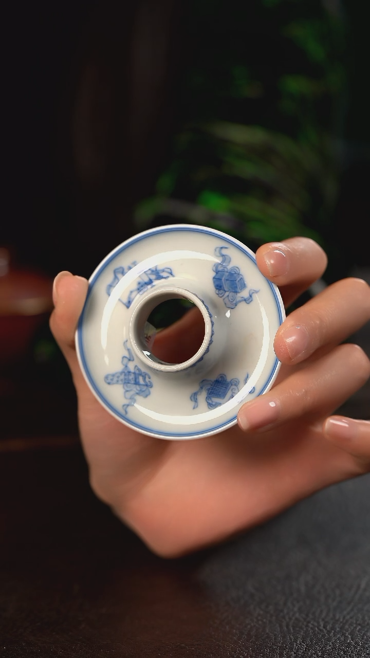 【闪购商品】杯聚澜堂琴棋书画甜甜圈盖置