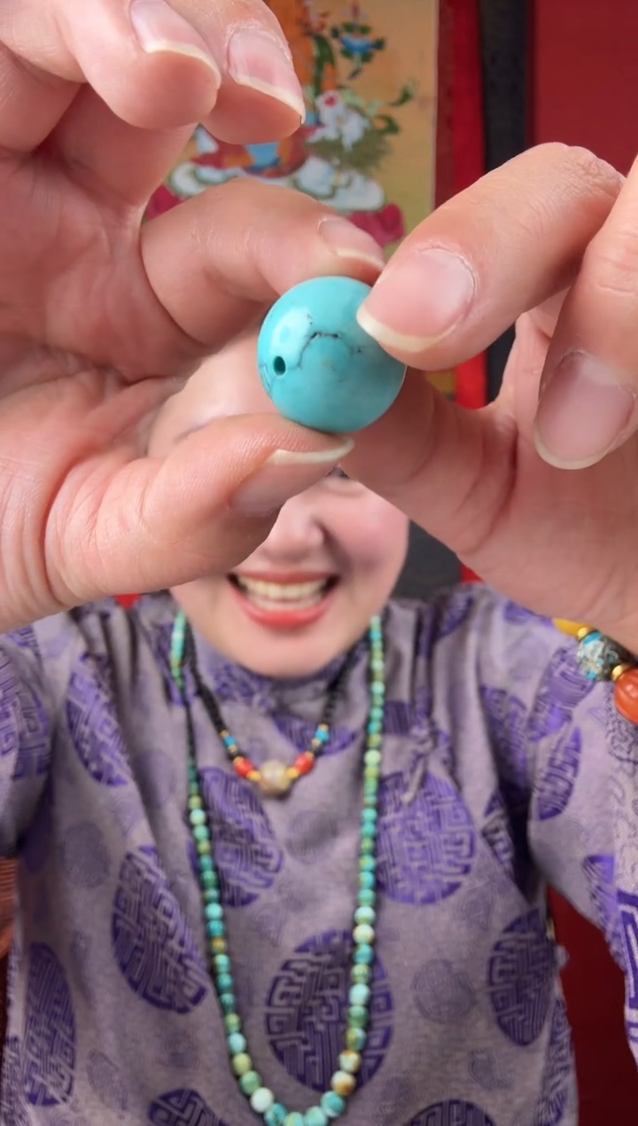 无非金属绿色珠珠