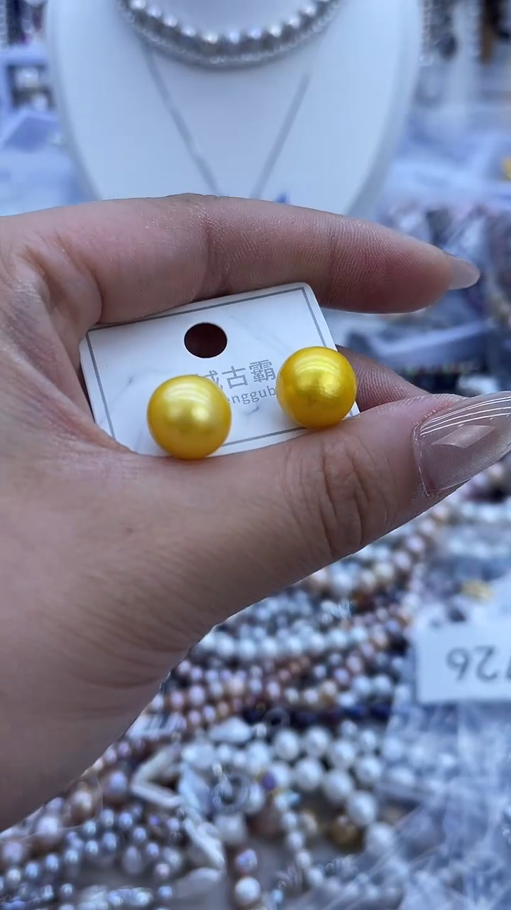 【闪购商品】淡水珍珠耳饰未镶嵌739