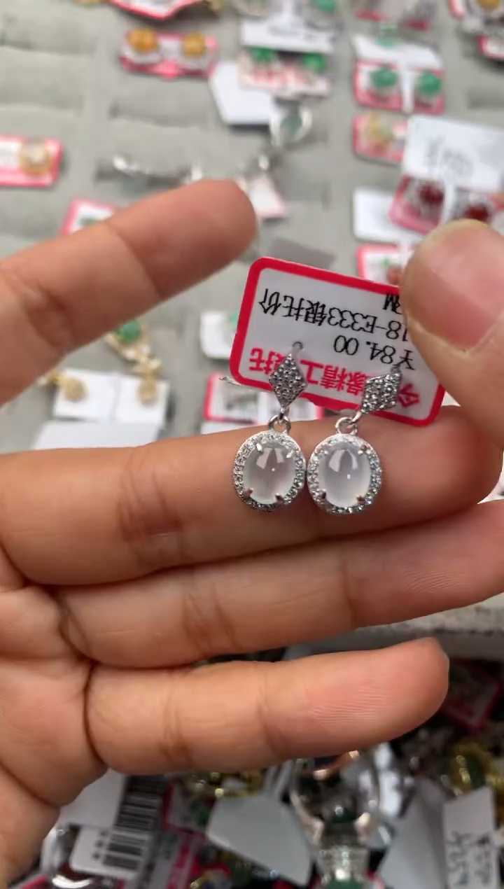 银S925镶嵌戒指翡翠2222-----7