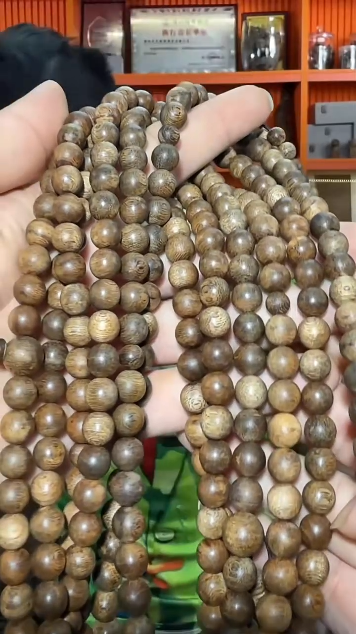 沉香手串163号尖峰岭36g0.9多样性发一