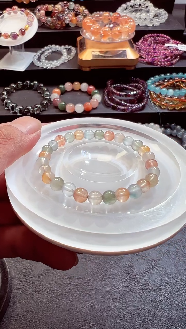 未镶嵌手链水晶柿***鸭93