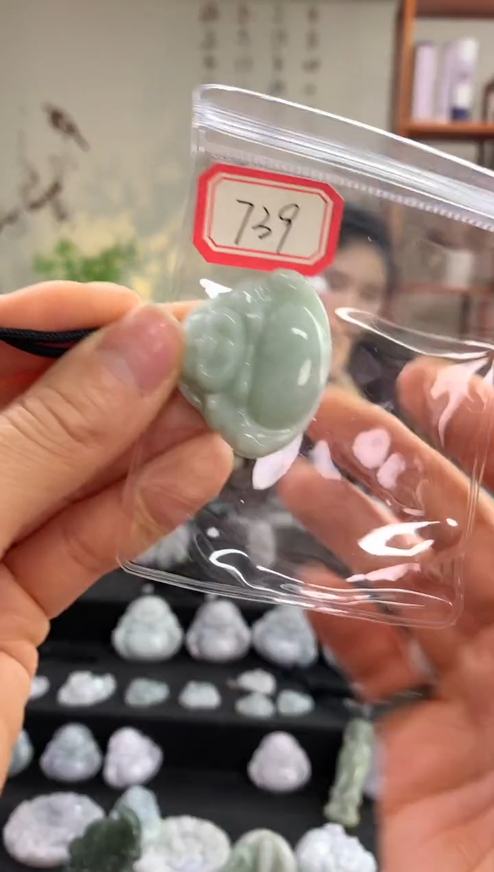 【闪购商品】翡翠颈饰未镶嵌佛公739