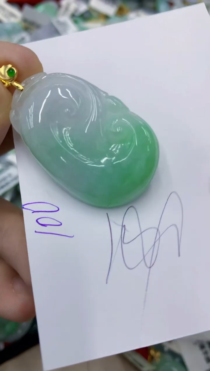 翡翠银S925镶嵌颈饰111111111111