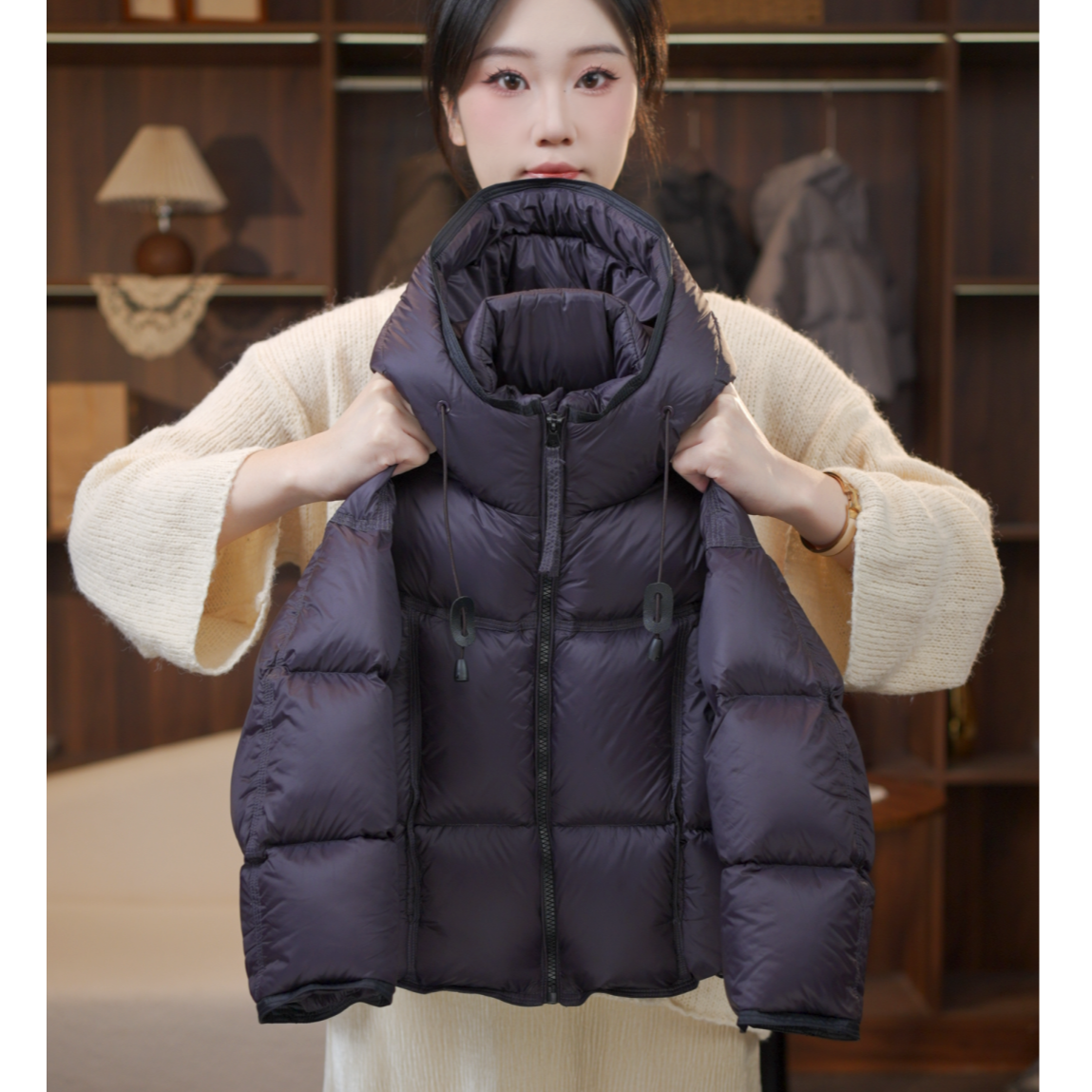 【双倍充绒】儿童冬季新款加厚设计款男女童高级连帽白鸭绒羽绒服