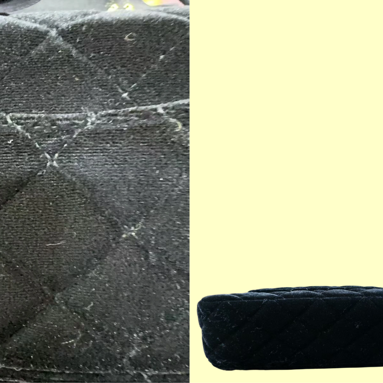 (全新未使用）黑色绒绒！带礼盒！香香！绒蝴蝶！化妆包