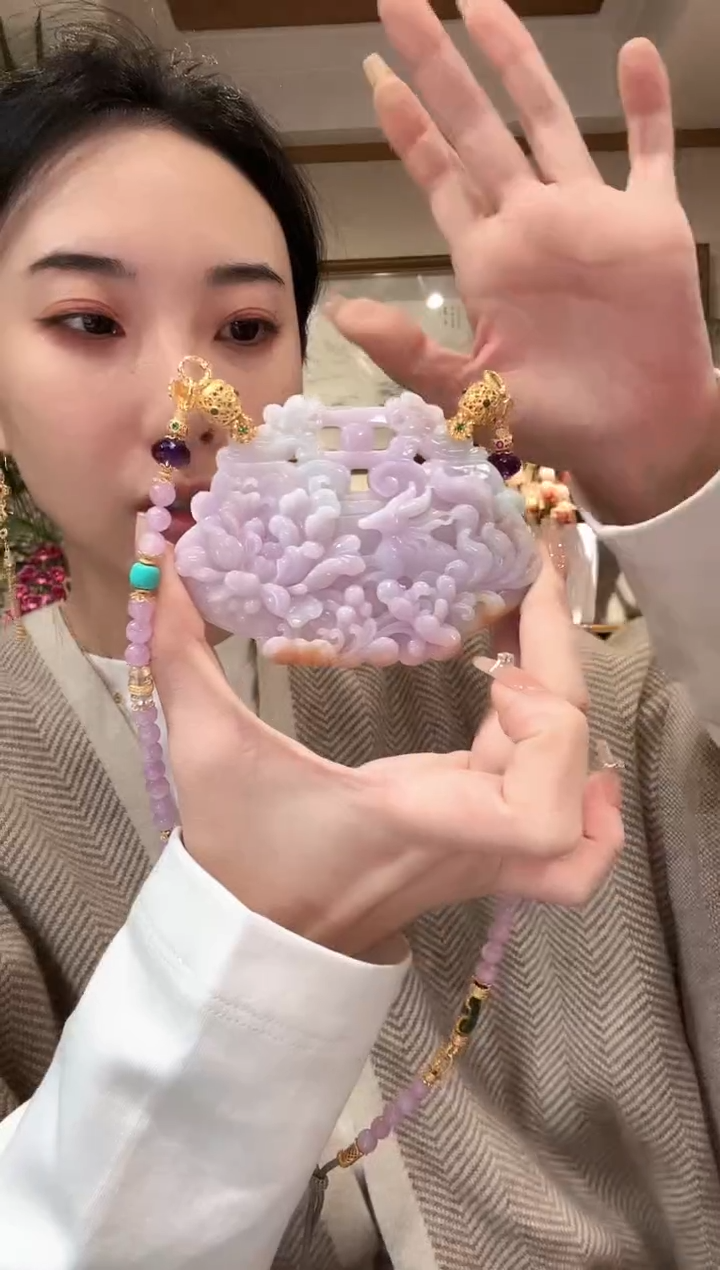 【闪购商品】翡翠颈饰未镶嵌国风