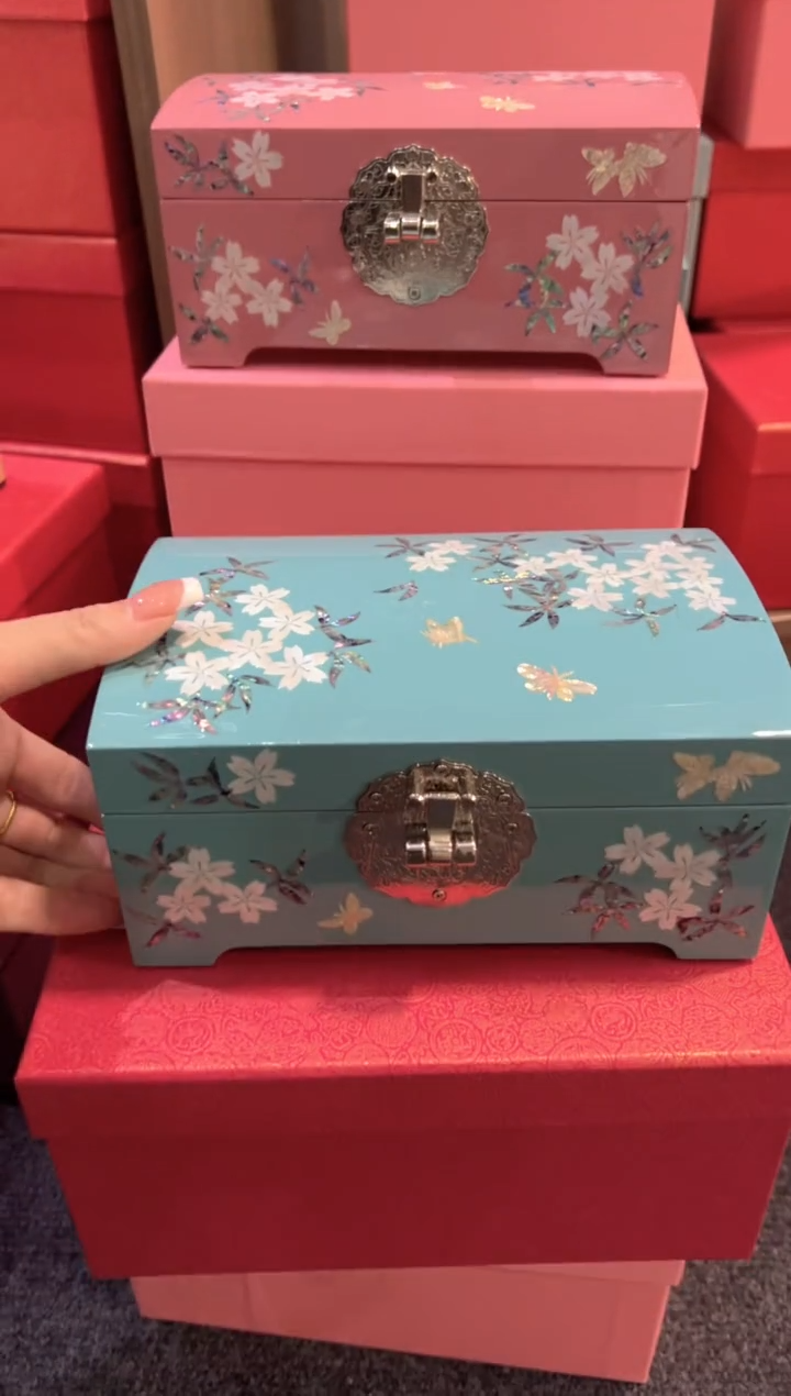 【闪购商品】微瑕不退换鱼锁满贝底弘贝雅螺钿漆器文化馆