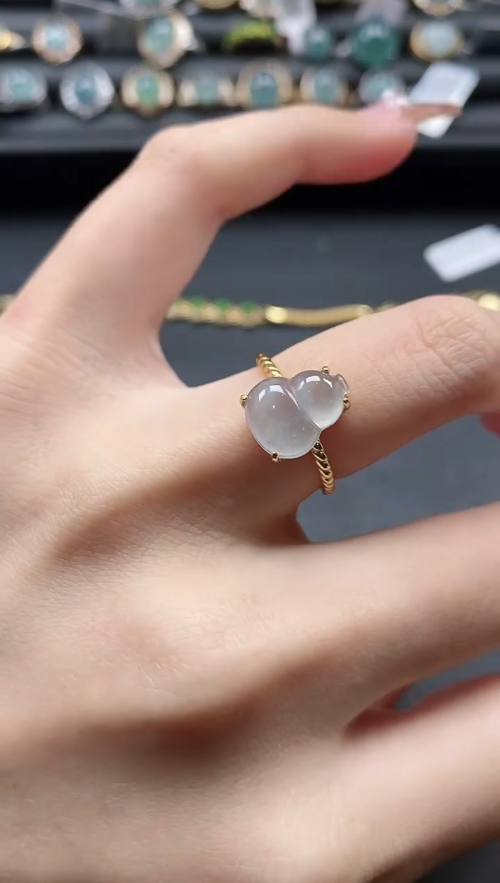 【闪购商品】翡翠戒指银S925镶嵌11111