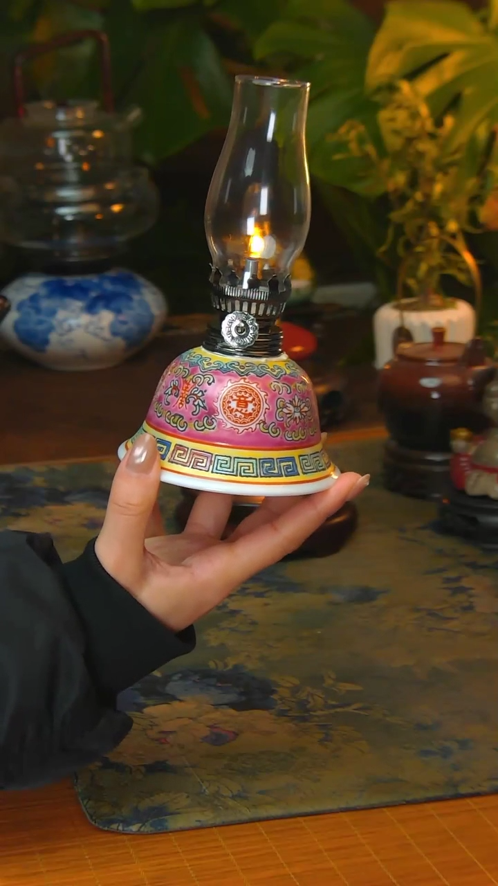 【闪购商品】景德镇陶瓷手工灯摆件