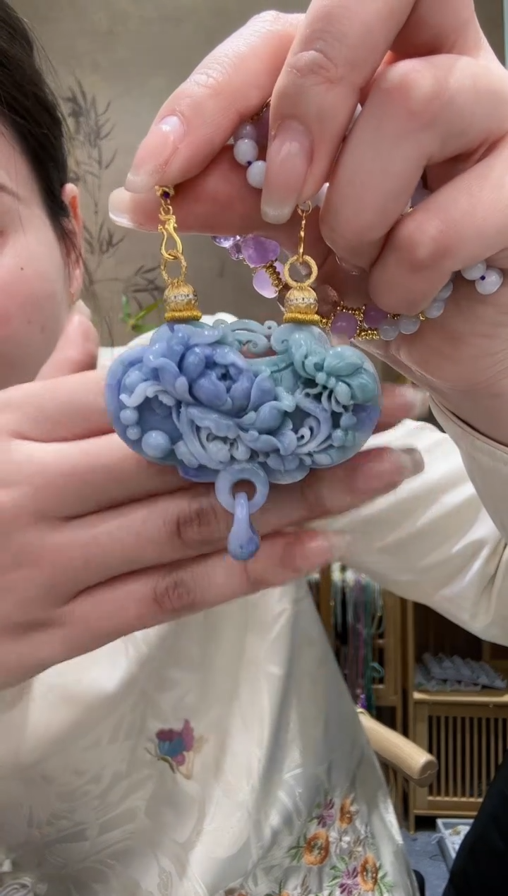 【闪购商品】翡翠颈饰未镶嵌吊坠