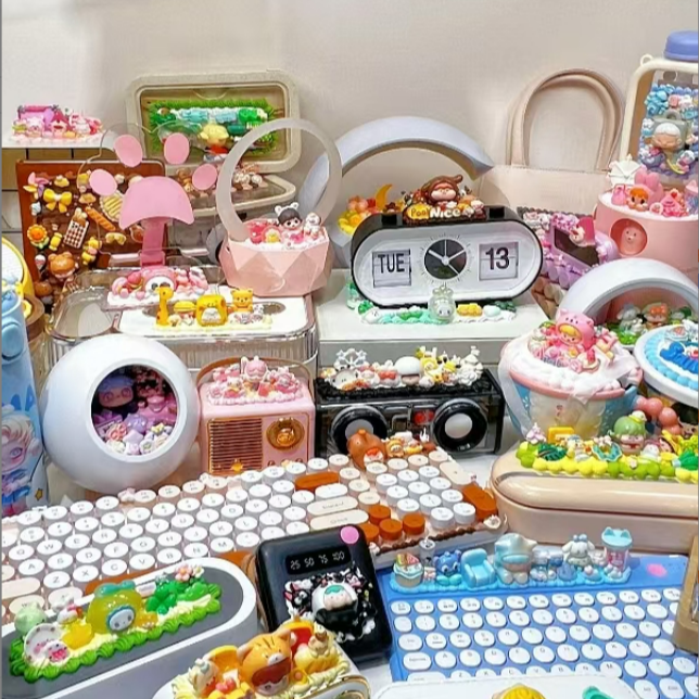 手工奶油胶萌粒混套