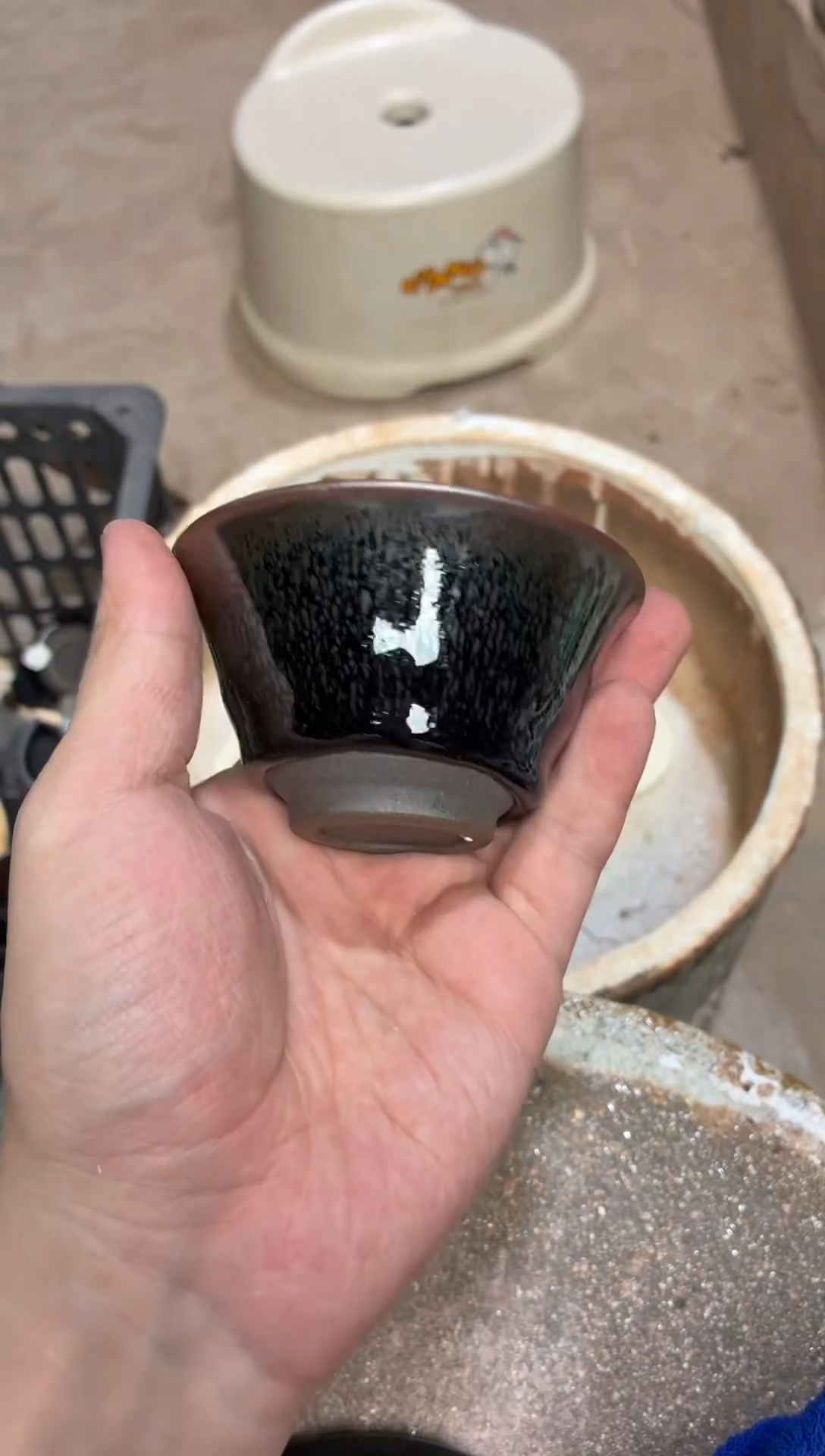 茶盏真柴烧建盏换点柴火