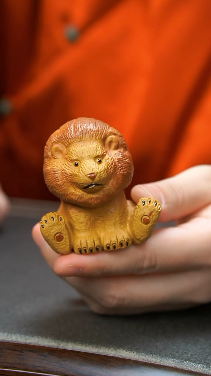 【闪购商品】紫砂茶壶小狮子茶宠