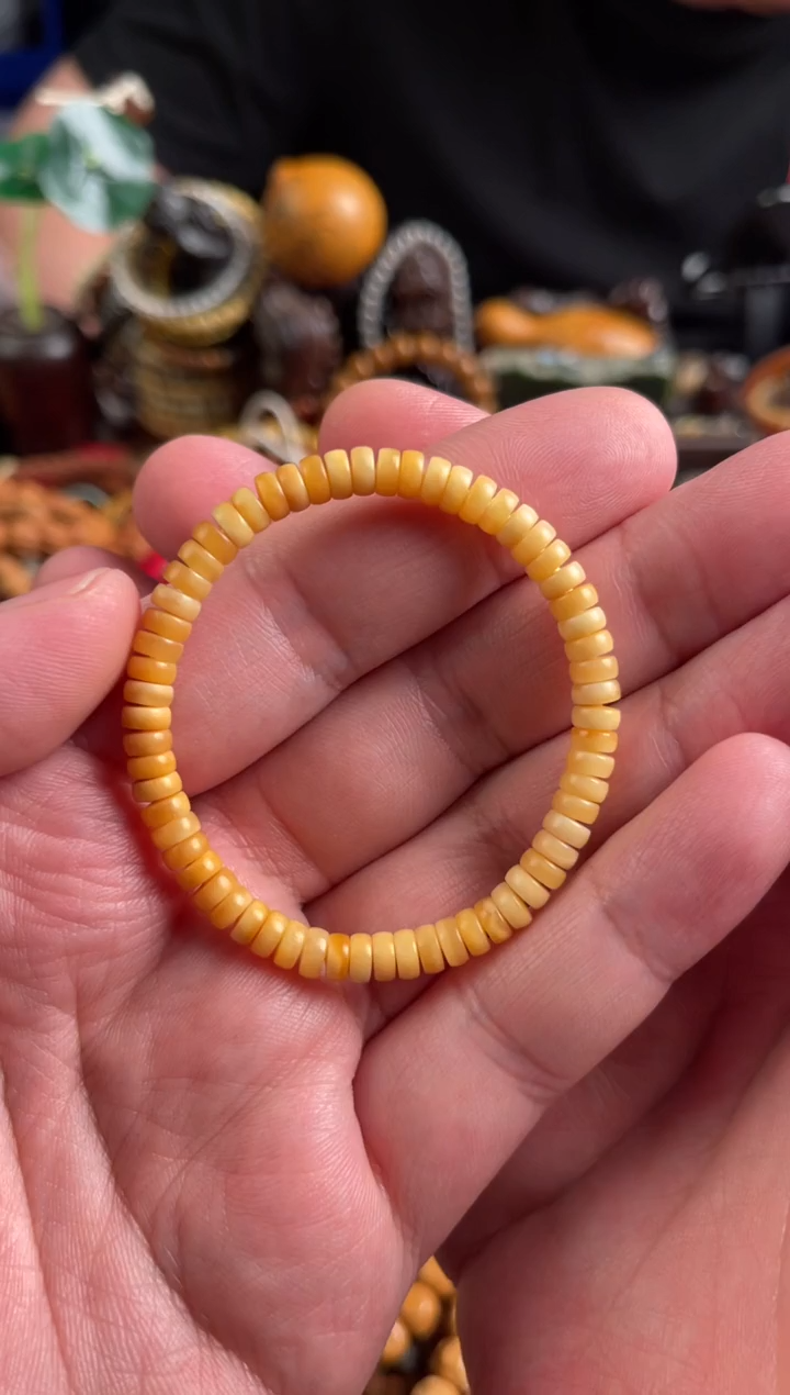 【闪购商品】白玉菩提手串王胖子文玩工作室龙脊药片