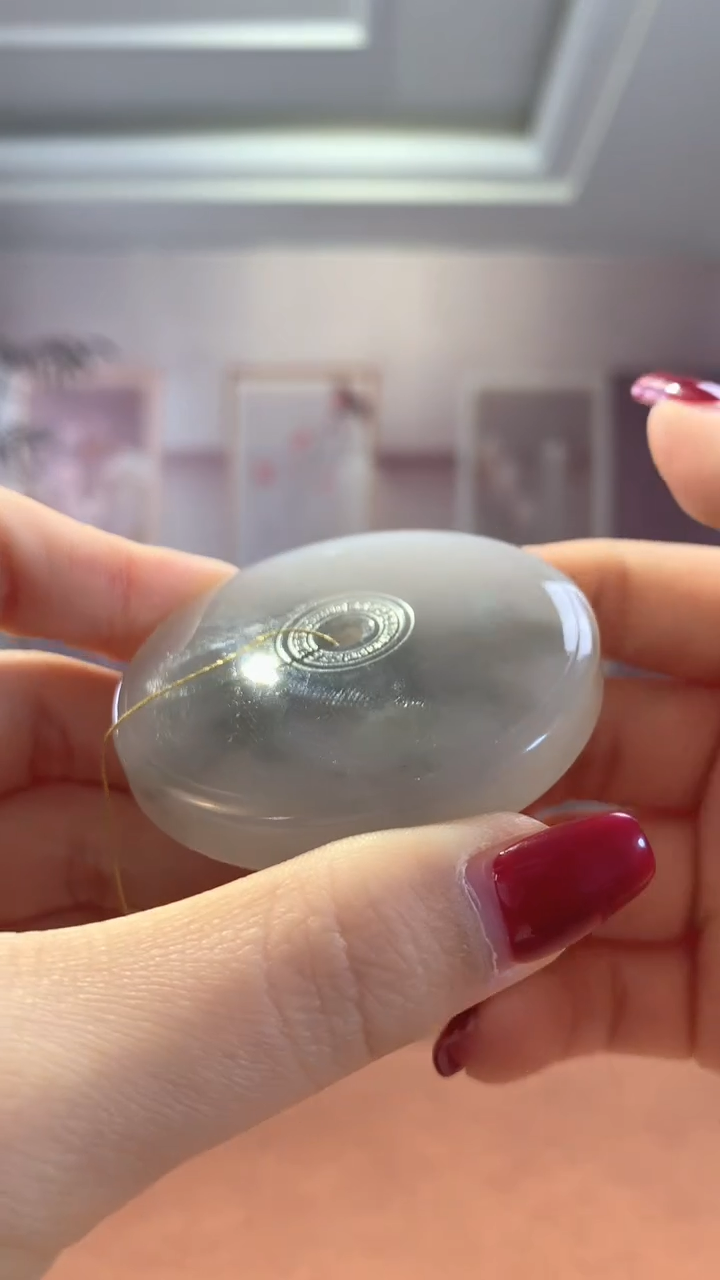 【闪购商品】和田玉挂件未镶嵌紫白双色大平安扣