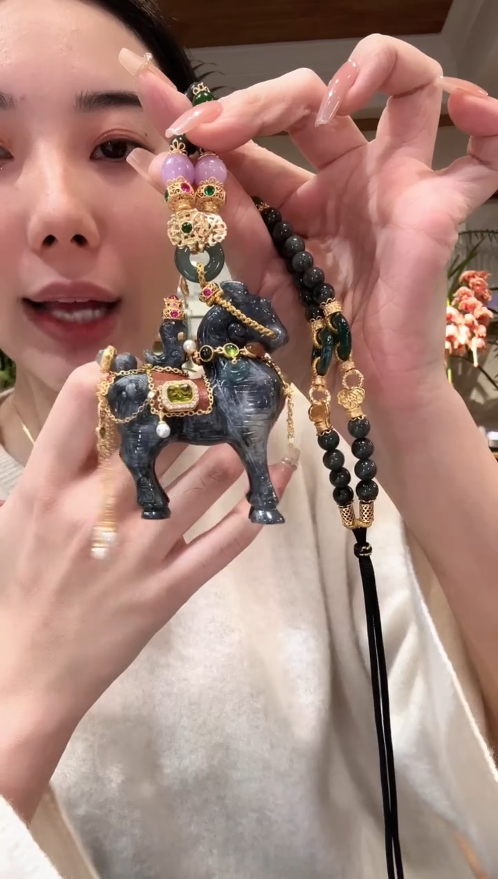 【闪购商品】翡翠颈饰未镶嵌国风