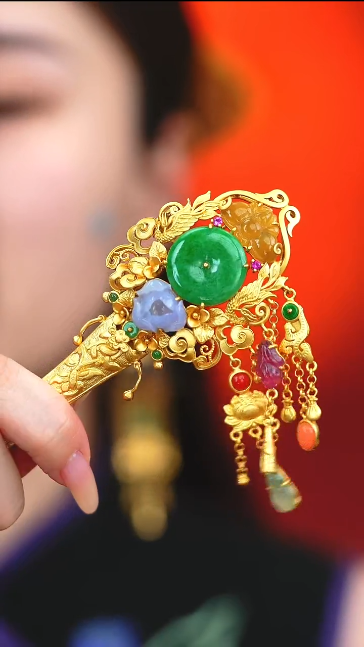 银S925镶嵌挂件翡翠新款