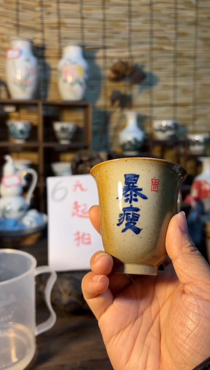 【闪购商品】杯音陶诗墨家原创手绘瓷器