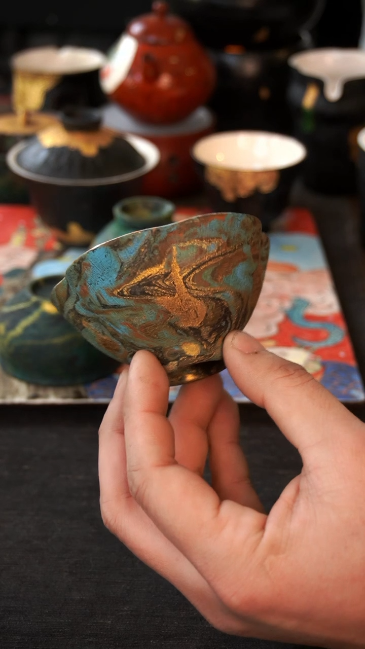 【闪购商品】其他72微瑕大漆杯小康茶器