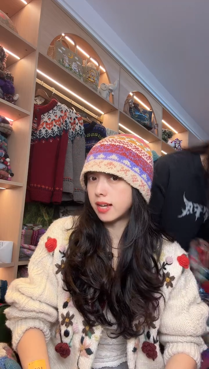 绵羊毛@****果百羊毛冷帽A064