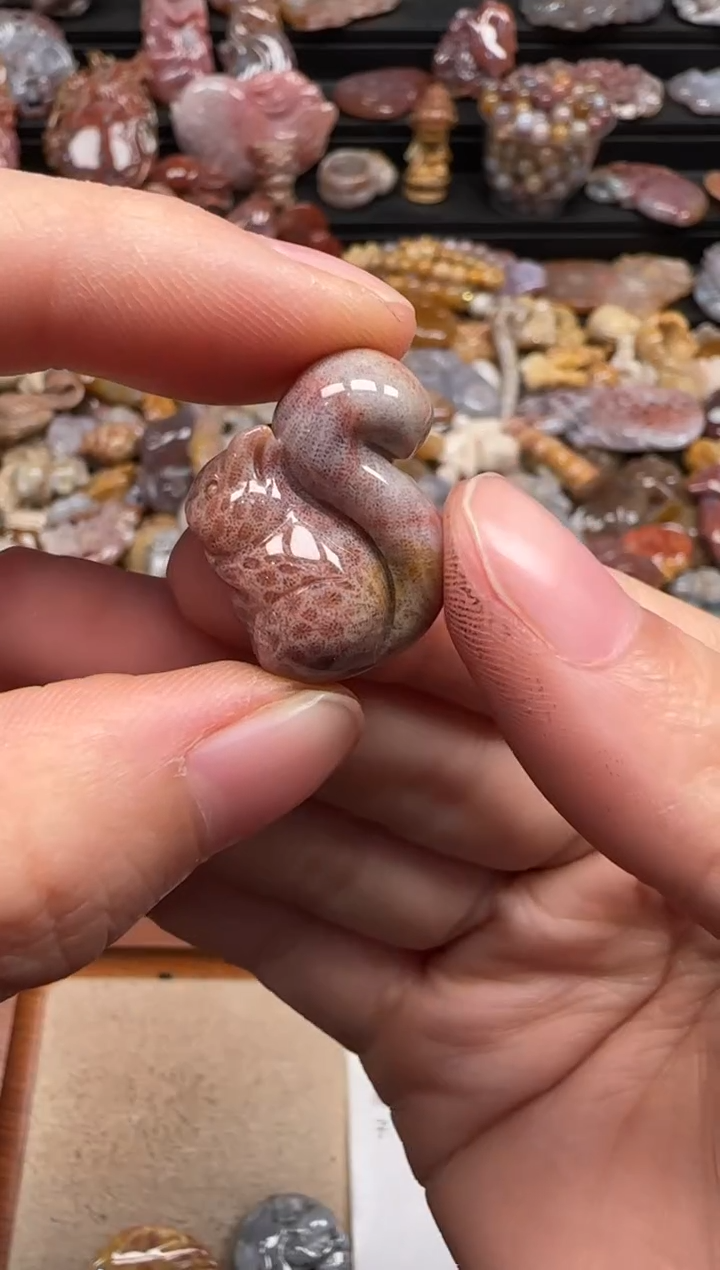 【闪购商品】硅化珊瑚（珊瑚玉）颈饰未镶嵌567