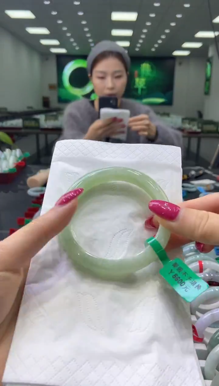 未镶嵌手镯翡翠0058803