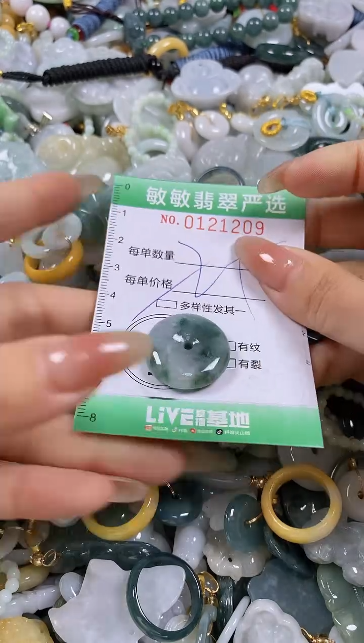 【闪购商品】翡翠颈饰未镶嵌闪购0121209多样性发其一