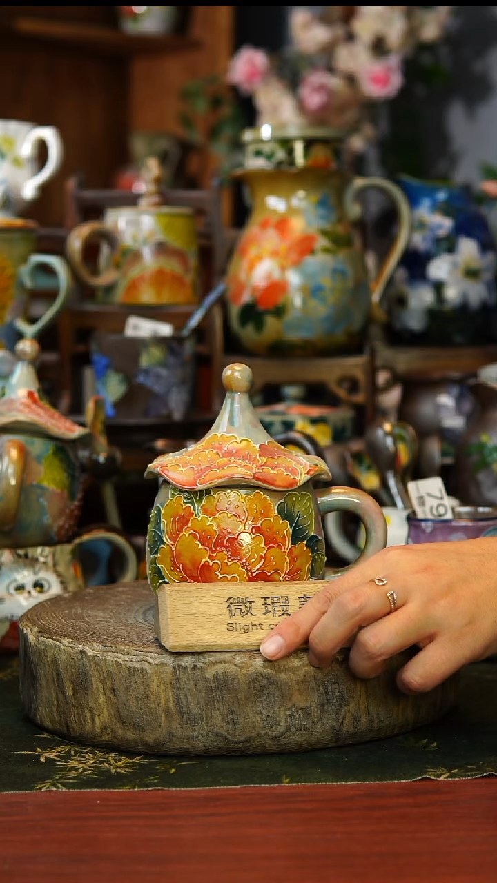 陶瓷90景德镇手工釉下彩陶瓷