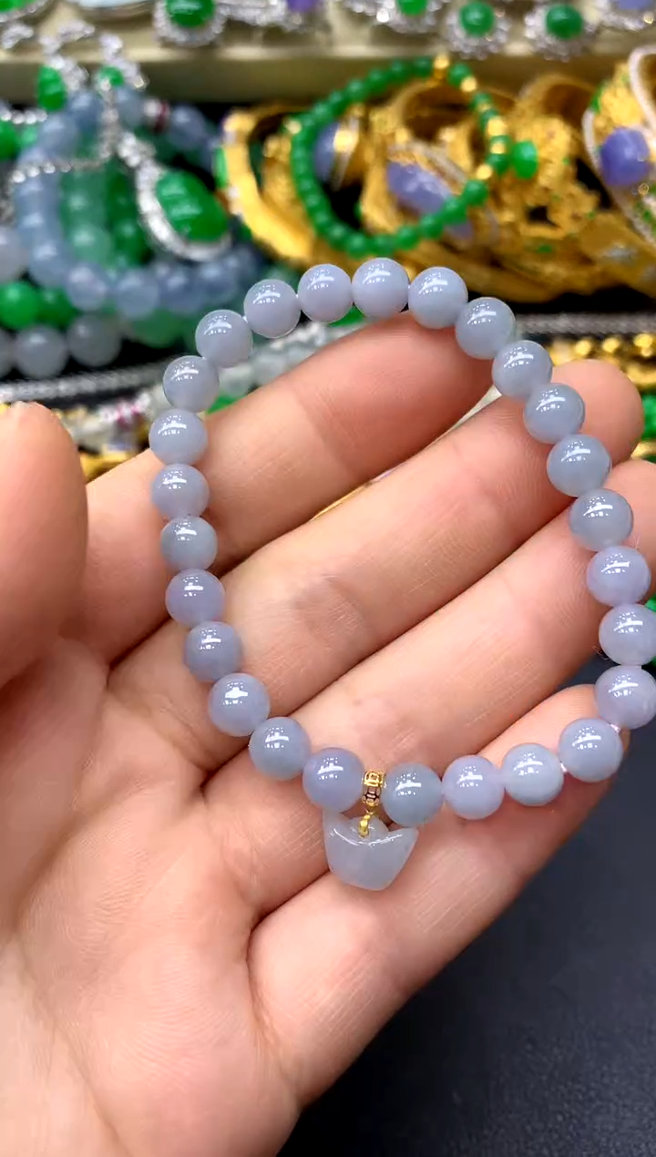 未镶嵌手串翡翠113-中国好珍宝